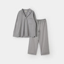 [PAJAMA] SILKY COTTON GRAY SETUP | SEWING | Foo Tokyo