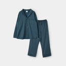 [PAJAMA] SILKY COTTON TURQUOISE SETUP | SEWING | Foo Tokyo