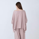 [PONCHO (LOUNGEWEAR)] ROYAL ORGANIC COTTON PONCHO (GREIGE) | SEWING | Foo Tokyo