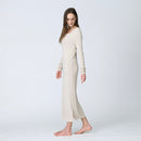 [CASUAL DRESS] SILK BLEND RIBBED KNIT (ECRU) | SEWING | Foo Tokyo