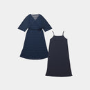 [CASUAL DRESS] RUSSELL MESH ROBE DRESS (NAVY) | SEWING | Foo Tokyo