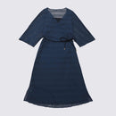 [CASUAL DRESS] RUSSELL MESH ROBE DRESS (NAVY) | SEWING | Foo Tokyo