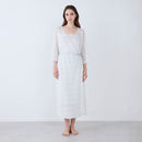 [CASUAL DRESS] RUSSELL MESH ROBE DRESS (LIGHT GRAY) | SEWING | Foo Tokyo