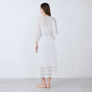[CASUAL DRESS] RUSSELL MESH ROBE DRESS (LIGHT GRAY) | SEWING | Foo Tokyo