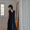 [CASUAL DRESS] SMOOTH TOUCH RIB DRESS (BLACK) | SEWING | Foo Tokyo
