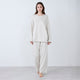 [RECOVERY APPAREL] SILKY TOUCH LONG-SLEEVE TOP & LONG PANTS SET PALE GRAY | SEWING | Foo Tokyo