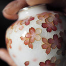 [VASE] CHERRY BLOSSOMS DANCE PATTERN (GLOSSY FINISH) | OWARI CLOISONNE | KATO SHIPPO SEISAKUSYO