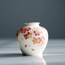[VASE] CHERRY BLOSSOMS DANCE PATTERN (UNGLOSSY FINISH) | OWARI CLOISONNE | KATO SHIPPO SEISAKUSYO