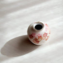 [VASE] CHERRY BLOSSOMS DANCE PATTERN (UNGLOSSY FINISH) | OWARI CLOISONNE | KATO SHIPPO SEISAKUSYO