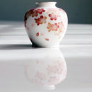 [VASE] CHERRY BLOSSOMS DANCE PATTERN (UNGLOSSY FINISH) | OWARI CLOISONNE | KATO SHIPPO SEISAKUSYO