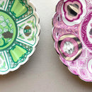 [LARGE PLATE (PLATTER)] SATSUKI 15CM PLATE MOEGI | HAYASHIKURO KILN | OLD IMARI-ARITA WARES