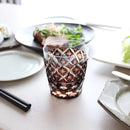 [GLASS] BROWN OLD GLASS PAULOWNIA BOX | SATUMA VIDRO | SATSUMA CUT GLASS