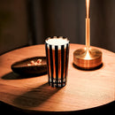 [玻璃]黑果條紋玻璃杯|江戶切割玻璃