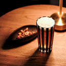 [玻璃]黑果條紋玻璃杯|江戶切割玻璃