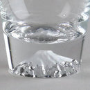 [GLASS] MT. FUJI GLASS ROCK GLASS IN A WOODEN BOX | EDO GLASS