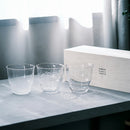 [GLASS] NUAGE SET OF 3 | EDO CUT GLASS | KIMOTO GLASSWARE