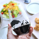 [GLASS] SUNSET IN SAVANNAH GIRAFFE | SHUN JAPAN | MARUMO TAKAGI