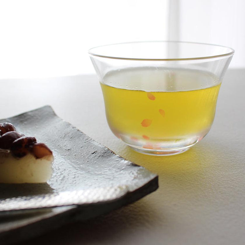 [TEA GLASS] CHERRY BLOSSOMS (1 PIECE) SENCHA | COLOR & DESIGN CHANGE | MARUMO TAKAGI