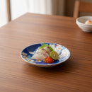 [SMALL DISH (PLATE)]  SAKURA  | KUTANI WARES | MARUMO TAKAGI｜使用イメージ（演出・料理盛付）※手作りのため色・風合いは一点ごとに異なります