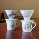 [MUG (CUP) ] CHIDORI (FLOWER & BIRD) | COLOR & DESIGN CHANGE | MINO WARES | MARUMO TAKAGI
