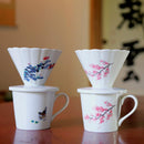 [MUG (CUP) ] CHIDORI (FLOWER & BIRD) | COLOR & DESIGN CHANGE | MINO WARES | MARUMO TAKAGI