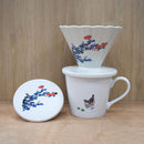 [MUG COVERS] CHIDORI (FLOWER & BIRD) | COLOR & DESIGN CHANGE | MINO WARES | MARUMO TAKAGI
