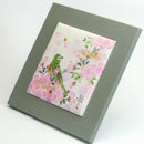 [ART PANEL] MEJIRO (BIRD) (S) / PKS70 | KAGA YUZEN | SOME NO SHIKI