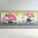 [ART PANEL] HOLLYHOCK / PWS124 | KAGA YUZEN | SOME NO SHIKI