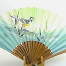 [HAND FAN] YELLOW WAGTAIL / OM18 | KAGA YUZEN | SOME NO SHIKI