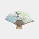 [HAND FAN] YELLOW WAGTAIL / OM25 | KAGA YUZEN| KENZO MAKINO