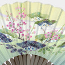 [HAND FAN] PINE, BAMBOO AND PLUM / OM29 | KAGA YUZEN| KENZO MAKINO