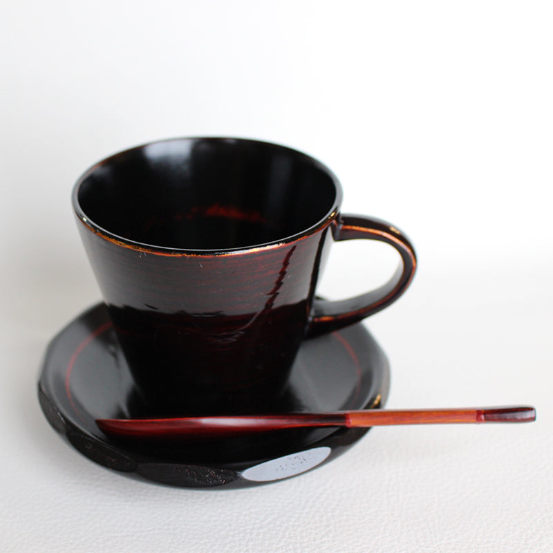 [COFFEE CUP SET] 2 PIECES | YAKUMO LACQUERWARE