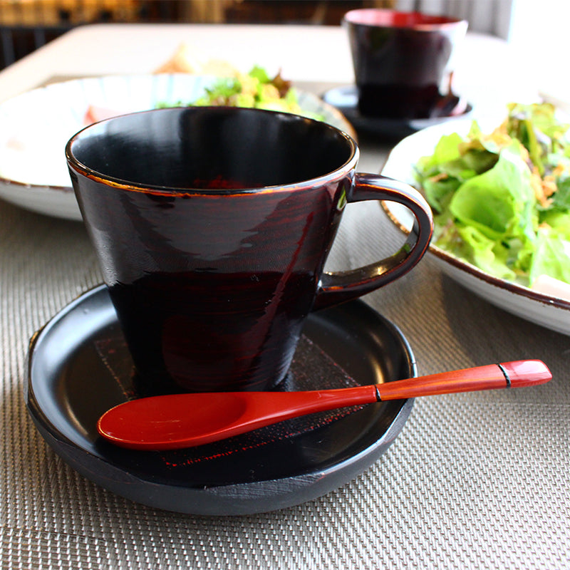 [COFFEE CUP SET] 2 PIECES | YAKUMO LACQUERWARE