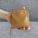 [LEATHER CASE] SHRINK AMBER-YELLOW SOFT SHRINK COWHIDE (SPECIAL ORDER COLOR) | LEATHER WORK | RAKUKEI