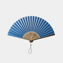 [HAND FAN] RAUSHIKI URUSHI GENTLEMEN'S SPRING MOON | KYOTO FOLDING FANS | RAKUKEI