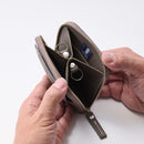 [LEATHER CASE] SMART MOVE! -TYPE1- VELVET GREIGE | LEATHERWORK | RAKUKEI