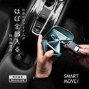 [LEATHER CASE] SMART MOVE! -TYPE2- KAMO BLUE | LEATHERWORK | RAKUKEI
