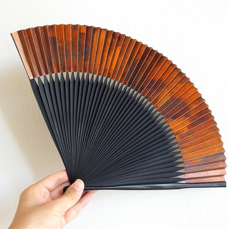 [HAND FAN] IBUSHI MIX PATTERN | KYOTO FOLDING FANS| YASUTO YONEHARA