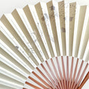 [HAND FAN] HAKUZU IMAGE3 7 อาทิตย์ | พัดพับเกียวโต | ยาสุโตะ โยเนฮาระ