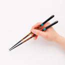 [CHOPSTICKS] NIGHT SKY YOI WITH CHOPSTICK REST (22.5cm) PAULOWNIA WOOD BOX | CHOPSTICKS OF WAKASA | CRYSTAL