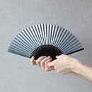 [HAND FAN] BLUE KUMADORI (KABUKI MAKE UP) | NAGOYA FOLDING FAN | SUEHIRODO