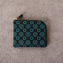 [WALLET] AYASE L-SHAPE ZIPPER MINI | INDEN | GOODHISTOY * KANOKA INDEN