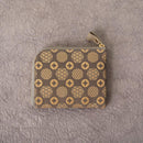 [WALLET] AYASE L-SHAPE ZIPPER MINI | INDEN | GOODHISTOY * KANOKA INDEN