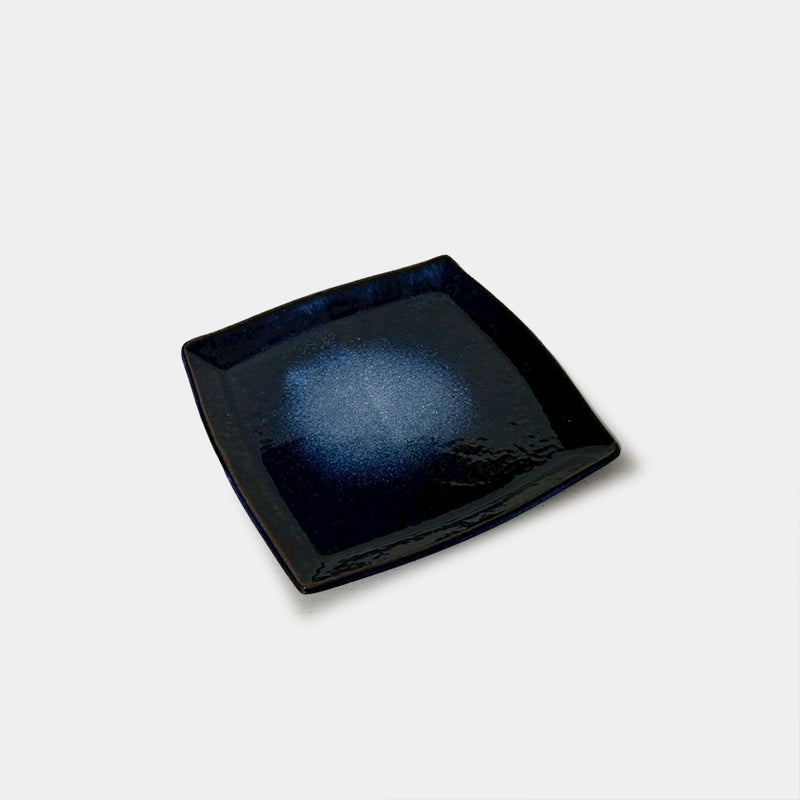 [SQUARE PLATE] INDIGO A (M) | OTANI WARE | ONISHI TOKI