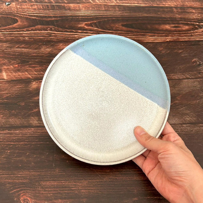 [PLATE] 3 COLOR ROUND (M) | OTANI WARE | ONISHI TOKI