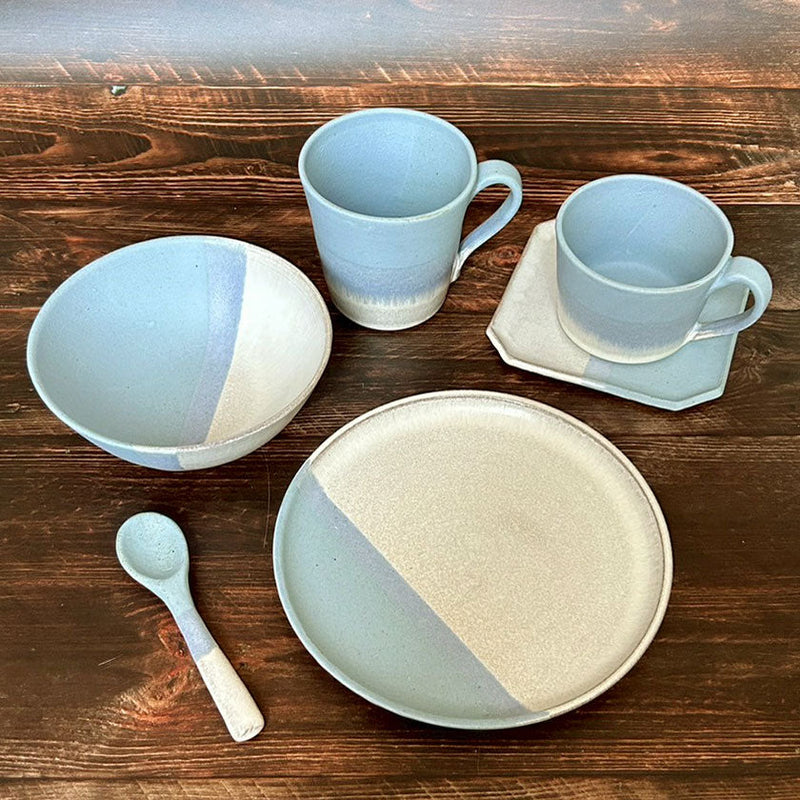 [PLATE] 3 COLOR ROUND (M) | OTANI WARE | ONISHI TOKI