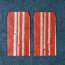 [STATIONERY] PETITE BAG (L) BAMBOO RED (2PIECES) | KARAKAMI | KARAGEN