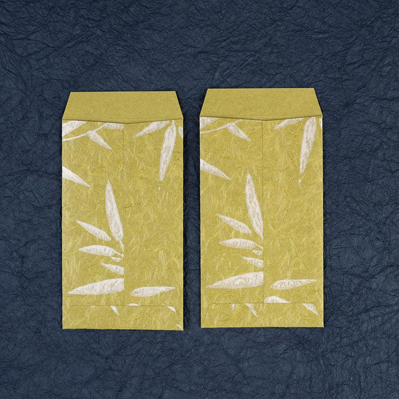 [STATIONERY] PETITE BAG (L) BAMBOO GRASS GREEN (2PIECES) | KARAKAMI | KARAGEN