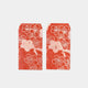 [เครื่องเขียน] ถุงเล็ก ๆ (l) พลัมสีแดง (2pieces) | Karakami | Karagen