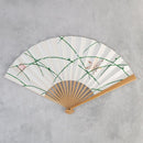 [HAND FAN]  DAYFLOWER & MAPLE | KARAKAMI | KARAGEN